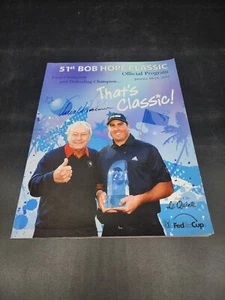 Arnold Palmer Autografo 51° BOB HOPE CLASSIC Rivista 18-24 Gennaio 2010 - Foto 1 di 6