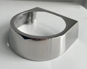 Rancilio Silvia Polished Stainless Steel Group Head Cover - Picture 1 of 5
