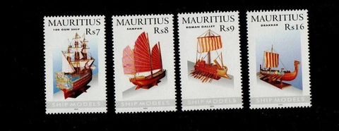 MAURITIUS 2005 SG1135-1138 MODEL SHIPS SET  MNH Cover