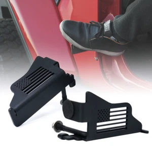 Door-off Foot Pegs for Jeep Wrangler - Exterior Door Hinge Mounted Pedal JEEP JL - Foto 1 di 7
