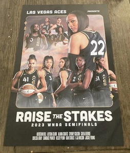 Las Vegas Aces 2023 WNBA Semifinals Gift Pack vs Wings. Comes w/ Poster & Towel! - Picture 1 of 3