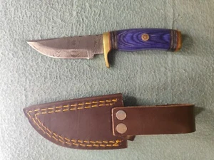 Damastmesser Jagdmesser Outdoormesser Messer - Bild 1 von 2