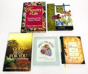 Women’s Devotionals | Simplicity, Peace & Spiritual Encouragement Lot of 5 - Picture 1 of 12