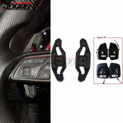 Черный переключатель лопастей рулевого колеса для Audi A3 8 В S3 RS3 A4 B9 S4 RS4 2017-2019 - Изображение 1 из 4