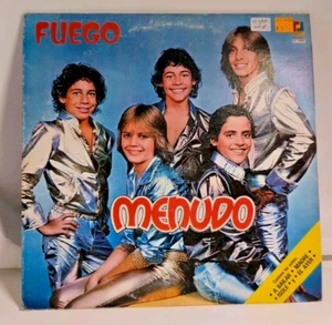 Menudo Fuego 33 RPM Raff 1981 Musica Latina Record Label Sound Slight Warp Danc - Picture 1 of 9