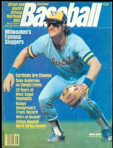 Robin Yount Milwaukee Brewers cover 1983 magazine Street and Smith Yearbook - Picture 1 of 1