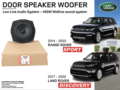 GENUINE LAND ROVER SPEAKER WOOFER RANGE ROVER SPORT 14 DISCOVERY NEW LR163152 - Image 1 of 3