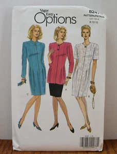 Abito, tunica e gonna Vogue 8247 Misses taglia 8 10 12 vintage 1992 Petite non tagliato - Foto 1 di 3