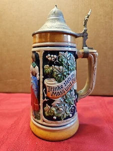 Birra Stein ceramica Germania Occidentale vintage alta 7" - Foto 1 di 3