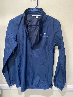 Girl Scouts of Orange County Navy Blue Full Zip Windbreaker Jacket - Women's XS - Image 1 of 4