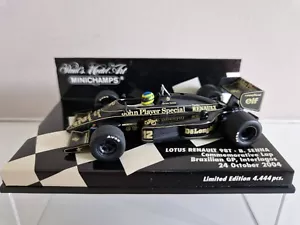 Minichamps 1/43 JPS Lotus Renault 98T B. Senna - Gp Brasile 2004 - 400045412 - Foto 1 di 6