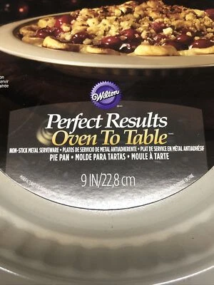 Wilton Perfect Results- Oven to Table 9" Round Pie Non-Stick Serveware-Pie Pan - Image 1 of 4