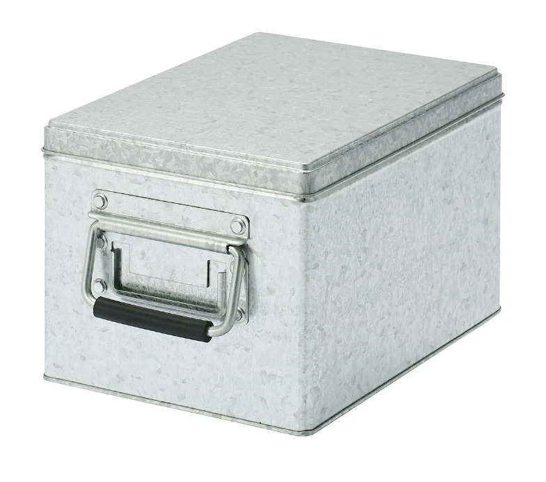 MUJI Galvanized Iron Box Small 19 cm Japan 44287927