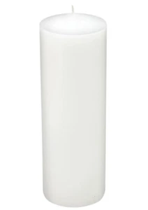 Sterno 40174 9.5 Inch White Pillar Candle (6/cs) - Picture 1 of 1