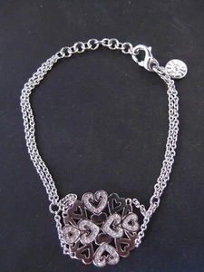 JETTE Germany 925 Sterling Silver Charm Bracelet Bangle - Picture 1 of 12