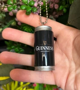 Handmade IRISH STOUT CAN BAUBLE car hanger HANGING decoration XMAS tree GUINNESS - Picture 1 of 3