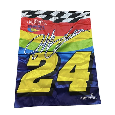 Race Racing Car Banner Flag Nascar Dupont Jeff Gordon #24 31”x40” Cover