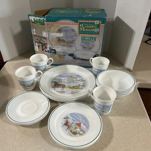 CORELLE BY CORNING "" COUNTRY MEMORIES"" 20 STCK. DESSGESCHIRR SET 6017160 - Bild 1 von 23