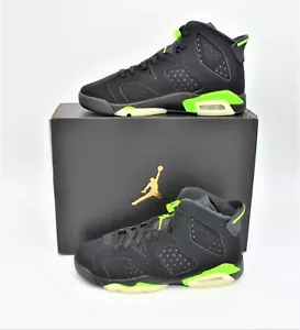 NEW AIR JORDAN 6 RETRO GS SHOES SIZE 6Y WOMEN'S SZ 7.5 ELECTRIC GREEN 384665-003 - Picture 1 of 6