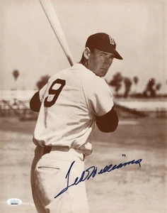 Ted Williams Signed Autographed 11X14 Photo Vintage Boston Red Sox JSA LOA - Picture 1 of 2