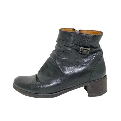 Botas femininas de couro preto autênticas officine creative - Imagem 1 de 4