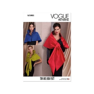 Vogue Schnittmuster V1991 - Umhang, Bolereo, Cape - Bild 1 von 11