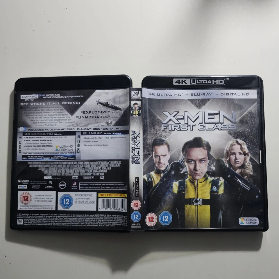 X-Men: First Class [12] 4K UHD Artwork Only Replacement  - Image 1 of 1