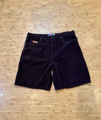 Empyre Relaxed Corduroy Shorts Dark Brown Flat 10" INSEAM Mens Sz 38 - Image 1 of 4