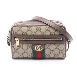 GUCCI Ophidia GG Supreme Mini Schultertasche Canvas Leder Beige Braun Multi NEU - Bild 1 von 4
