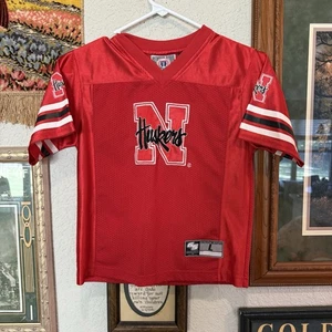 Vintage NWOT Collegiate Nebraska Cornhuskers Football Jersey Size Youth Large - Picture 1 of 6