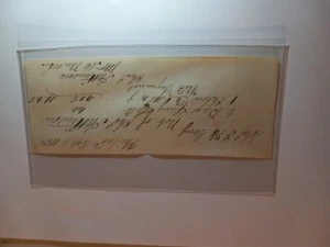 RARE Pre-Civil War Note 1856 PAYMENT RECEIPT   1862 " PAYMENT/RECEIPT"  $4.65 - Picture 1 of 6