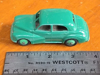 Meccano Dinky Toys Morris Oxford 1950s Green w Light Green Hubs England Rare  - Image 1 of 4