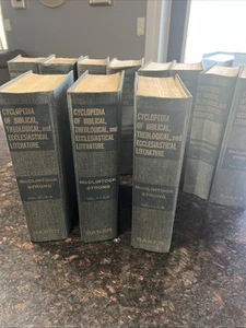 1970︱CYCLOPEDIA OF BIBLICAL, THEOLOGICAL AND ECCLESTIASTICAL LIT︱12︱1 MISSING - Picture 1 of 24