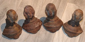 Lot of 4 Vintage Cast Iron Feet for Antique Claw Foot Bath Tub - Picture 1 of 6