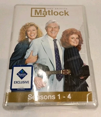 MATLOCK: Complete Seasons 1-4 TV Series (1 2 3 4) Andy Griffith BRAND NEW DVD - Image 1 of 4