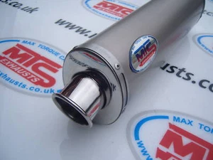 Suzuki GSXR 600/750 01-05 K1-K5  Titanium oval road legal MTC Exhaust - Picture 1 of 2