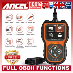 ANCEL AS200 OBD2 Scan Data Stream Automotive Tools Car Scanner Engine Check DTC - Foto 1 di 12