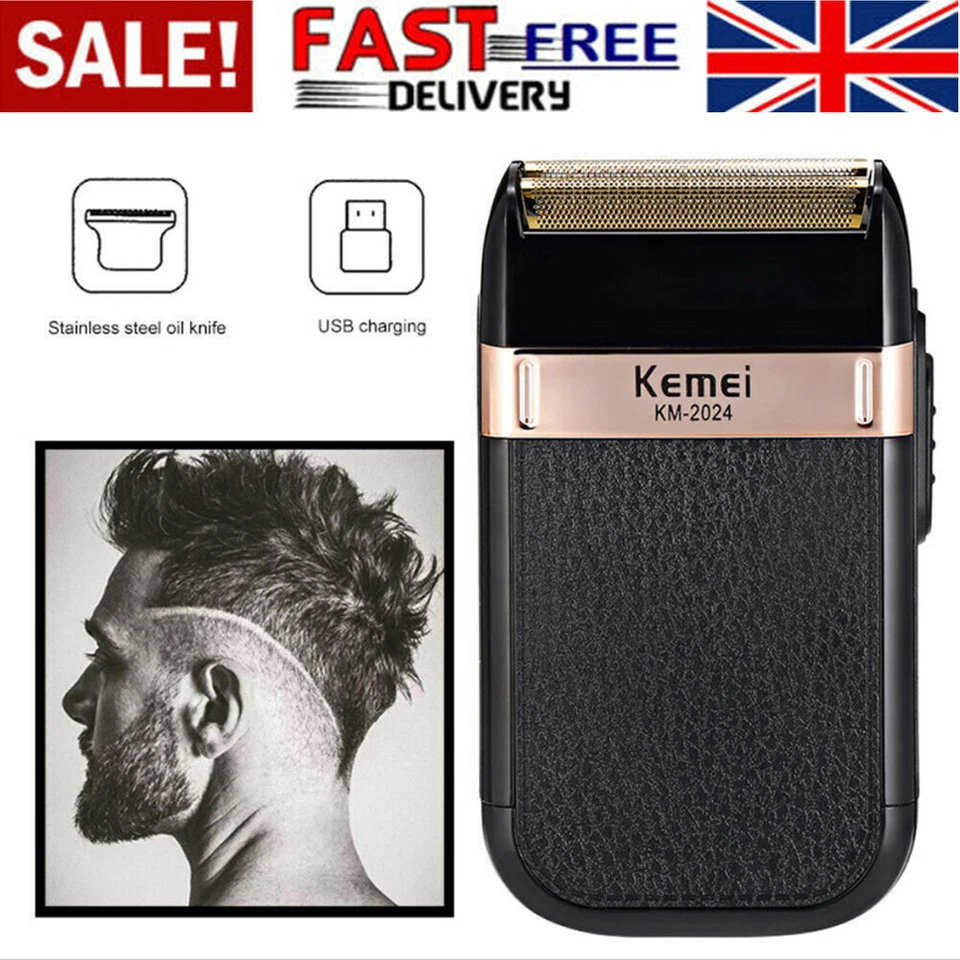 KEMEI Men's Razor Electric Shaver Beard Shavers Trimmer Cordless Rechargeable