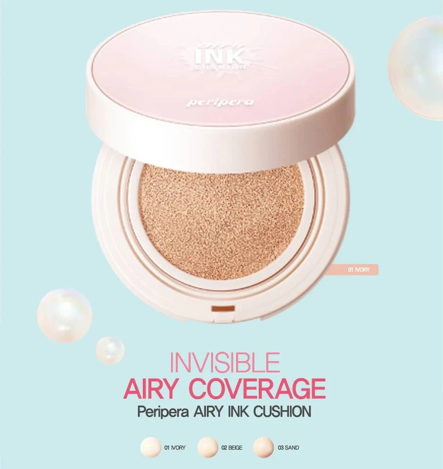 [PERIPERA] AIRY INK CUSHION #3 SAND SPF50+PA++SHIPS FREE WITH GIFT! - Image 1 of 1