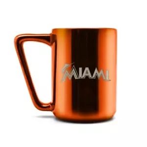 Miami Marlins Coffee Mug Laser Engraved Ceramic Cup 16 oz. - Picture 1 of 1