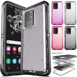 For Samsung Galaxy S25/S24/S20/Plus/Ultra 5G Case Rugged Transparent Clear Cover - Picture 1 of 59
