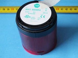 Allen-Bradley 855T-B20BR4 Ser.C Red Control Tower Stack Light - Picture 1 of 6