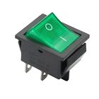 Waterproof Green Rocker With 4 Pins 16A 250V Ac Dpst Efficient Operation