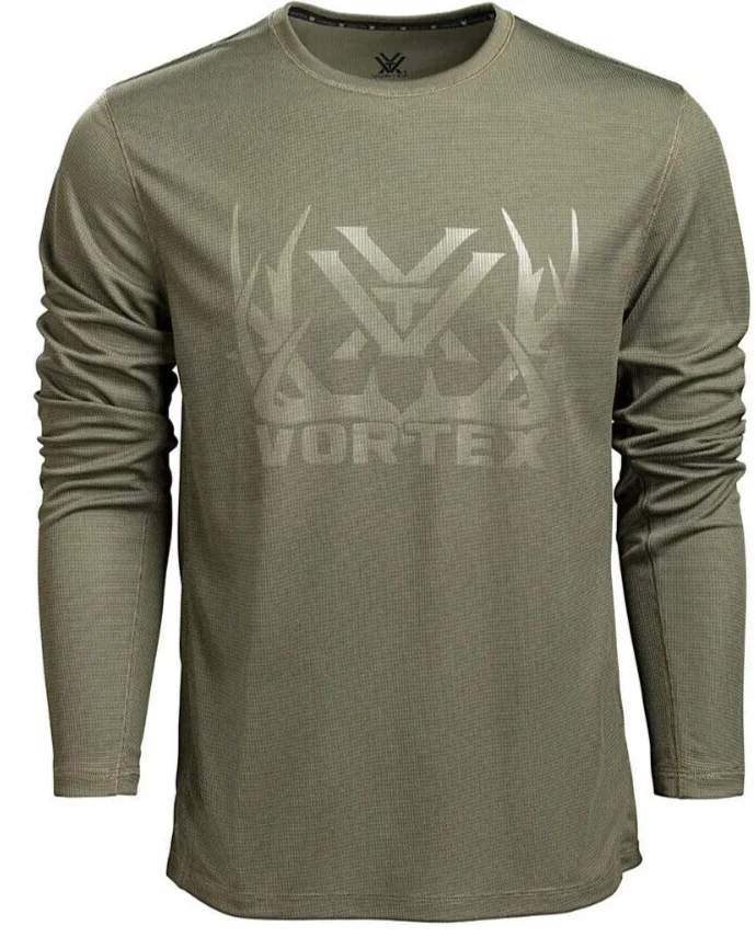 Camisa masculina manga longa Vortex Optics Full-Tine Performance Grid líquen profundo 3XL - Imagem 1 de 4