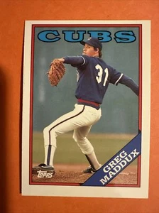 1988 Topps TIFFANY Greg Maddux Baseball Card #361 Cubs - Picture 1 of 6