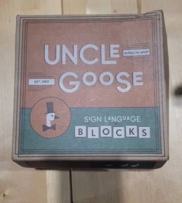 Uncle Goose American Sign Language Blocks - Made in The USA - Image 1 of 4