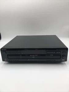 Sony CDP-CE525 5 cambiador de discos reproductor de discos compacto, sin control remoto, probado, LEER - Imagen 1 de 11