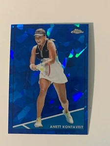 TENIS DE ZAFIRO CROMADO ANETT KONTAVEIT #37 - 2021 TOPPS - Imagen 1 de 1