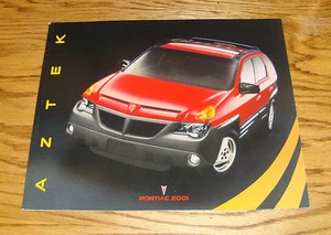 Original 2001 Pontiac Aztek Deluxe Verkaufsprospekt 01 GT - Bild 1 von 2