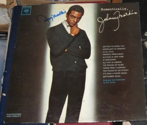 Johnny Mathis Musical Pop Icon SIGNED 1963 Romantically Vinyl Album COA Record - Picture 1 of 2